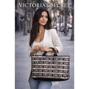 Victoria's Secret Sequin Logo Travel Tote